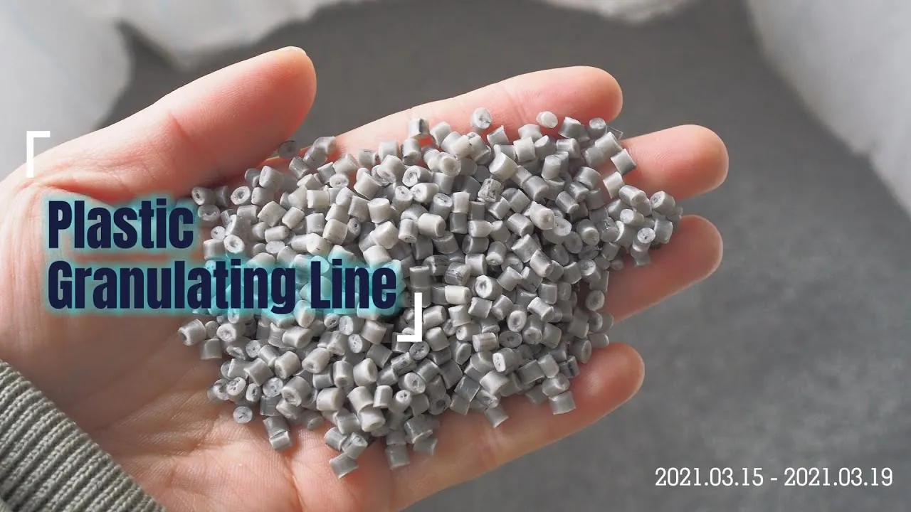 Cutter-Compactor Pelletizing Line for Stretch Film and PP Woven Bags