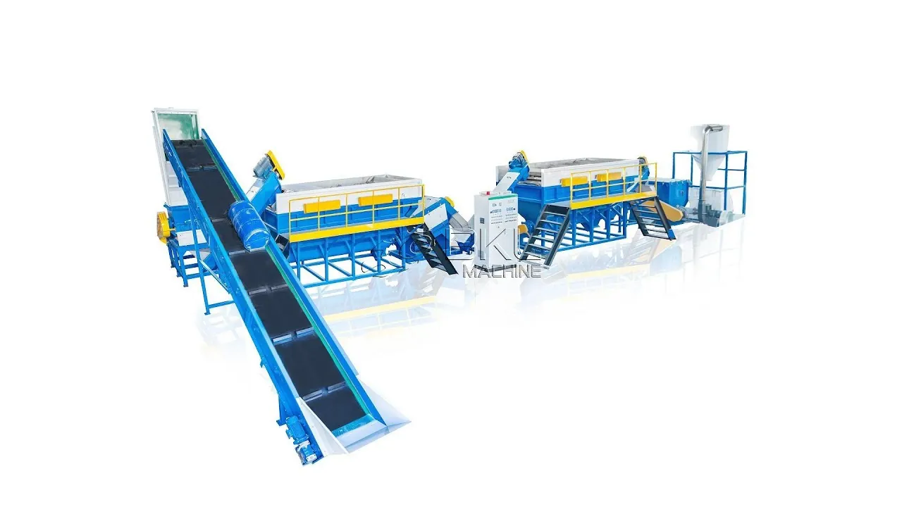 Recycling Equipment for HDPE and PP Rigid Waste