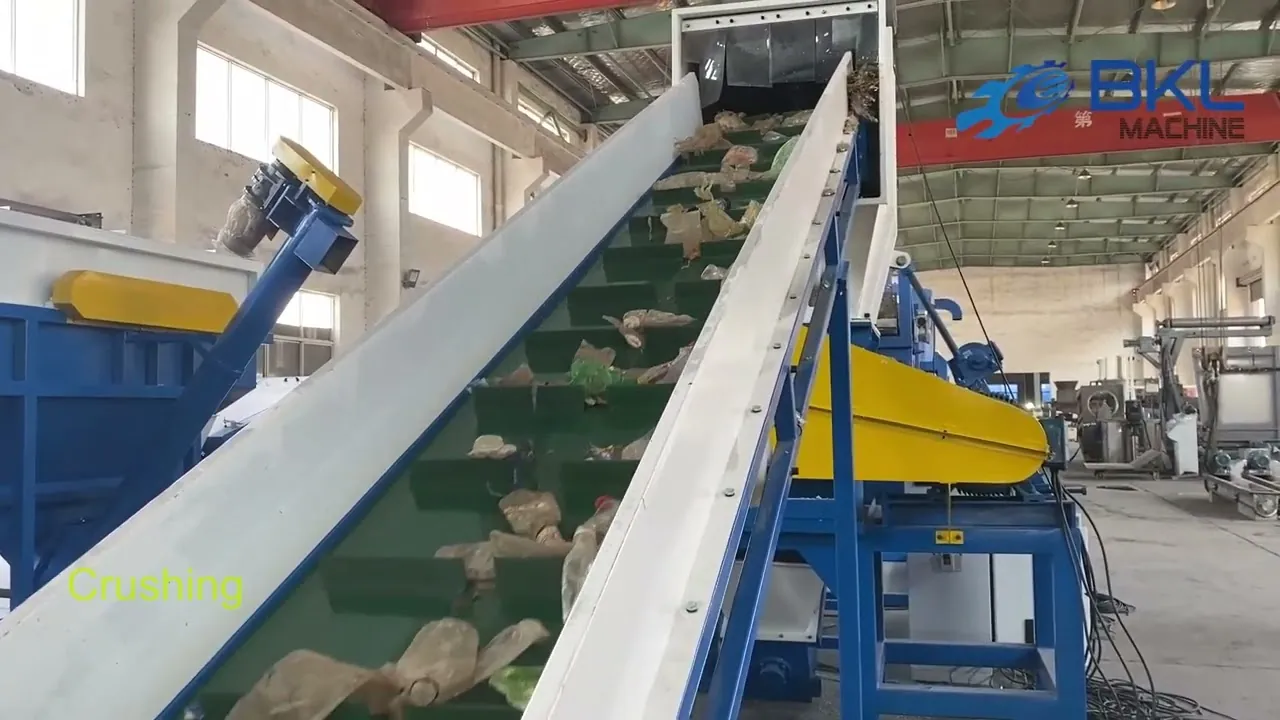 PET Recycling Line with Sink-Float Separation Tank