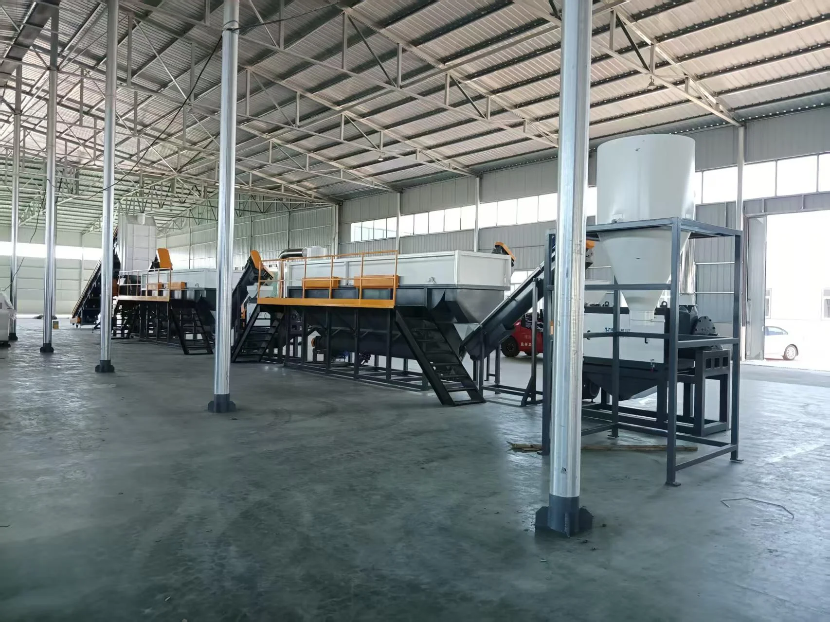China local - 1000kgh PP PE rigid waste washing machine