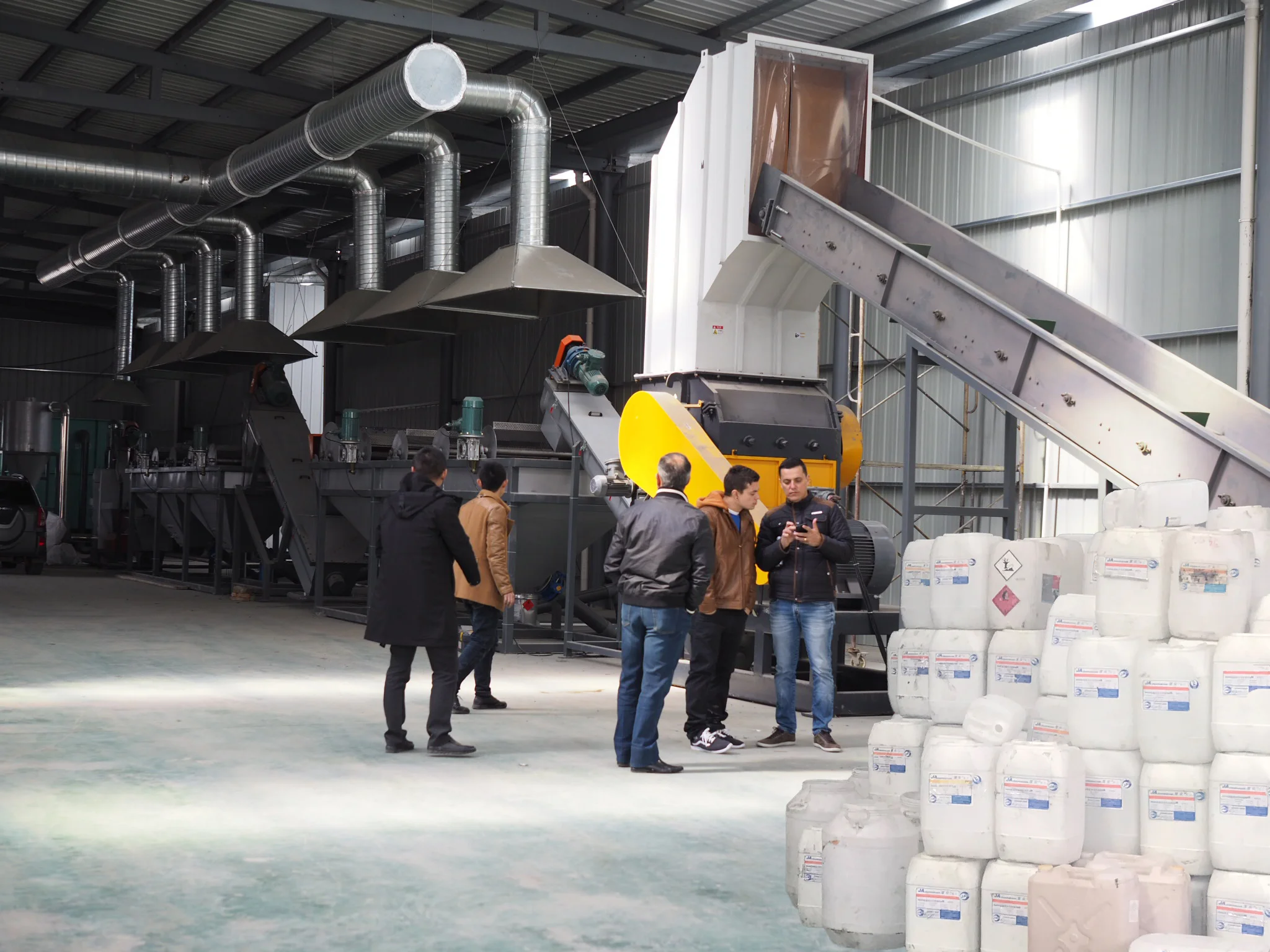 China local - 50-200L HDPE drum recycling washing plant