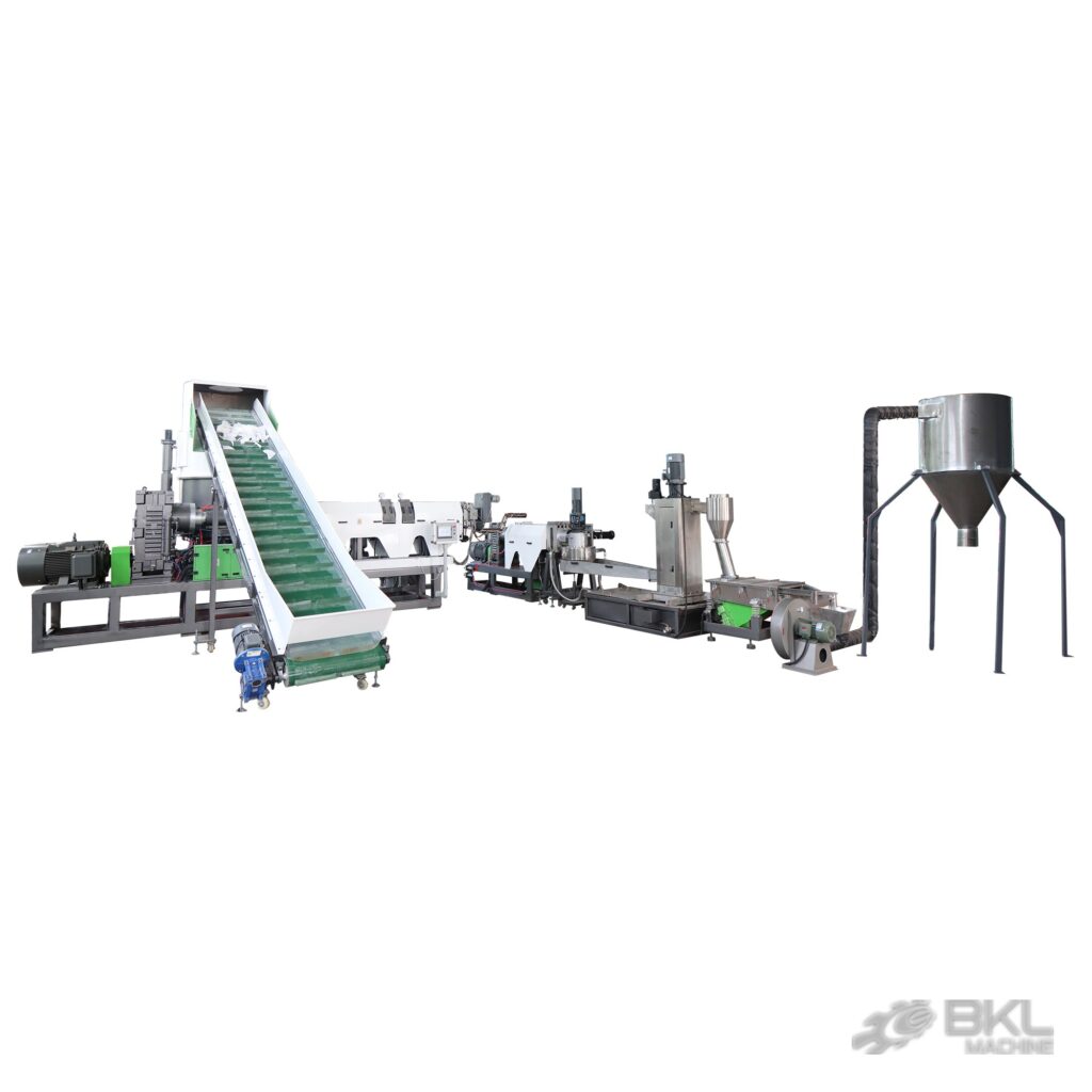 ML Plastic Pelletizing Machine (Granulator) with Compactor for soft plastics